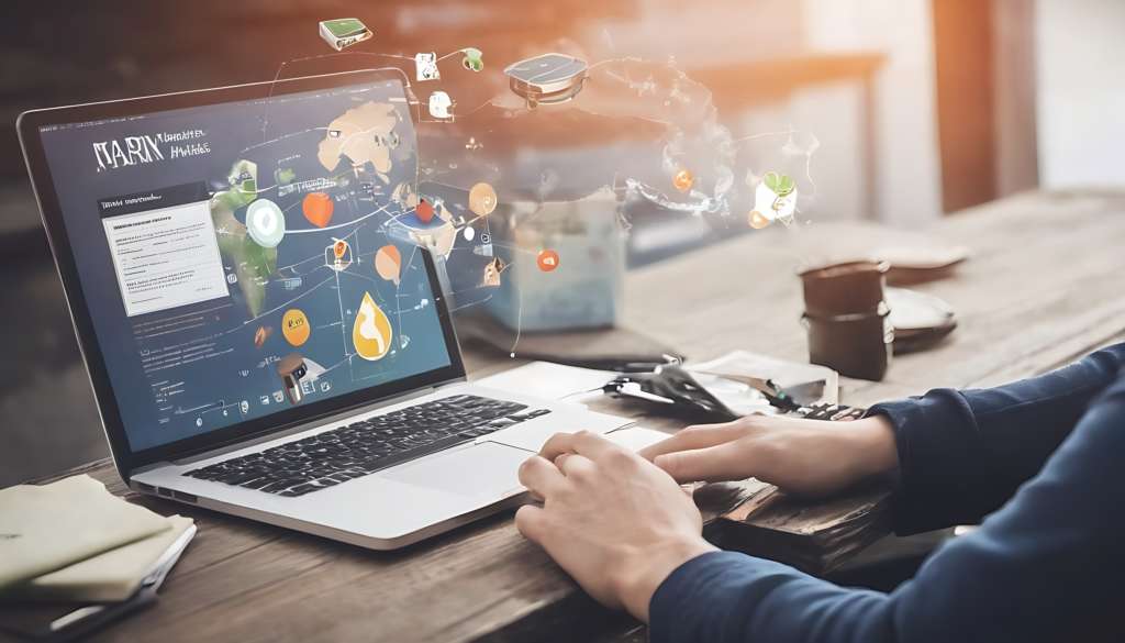 Bei der Arbeit im Affiliate Marketing Meisterkurs Bild