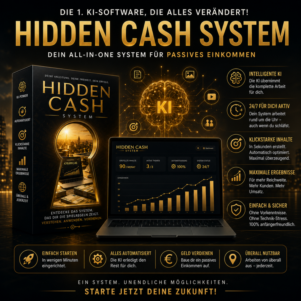Das Hidden Cash System von Yannick Breither verspricht, Affiliate-Marketing mit KI, Pinterest und kaufbereitem Such-Traffic deutlich einfacher zu machen. Doch was kann die Software wirklich? Wir schauen uns Funktionen, Ablauf, Preise, Vorteile und Nachteile genauer an und zeigen, für wen sich das System 2026 lohnen kann.