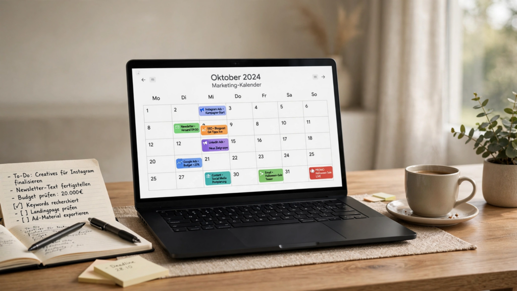 Affiliate-Promotions mit einem digitalen Kalender planen