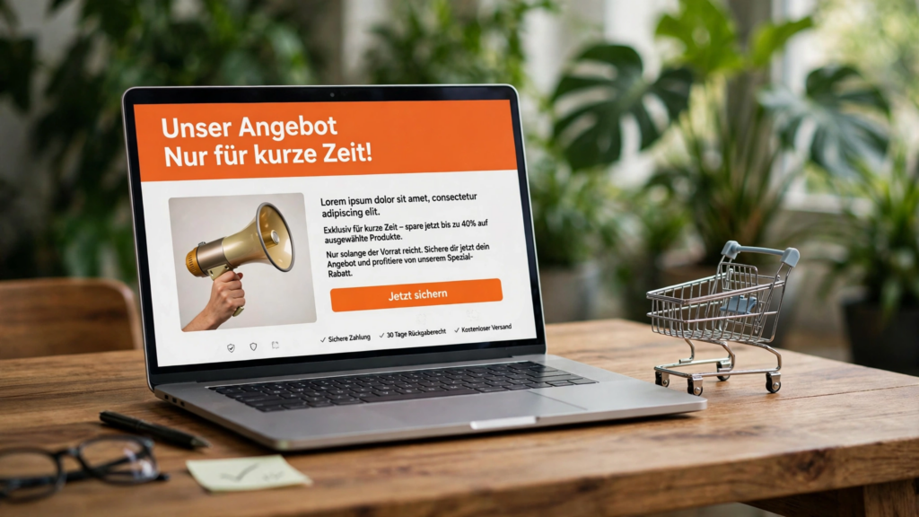 Newsletter für eine gezielte Verkaufsaktion planen